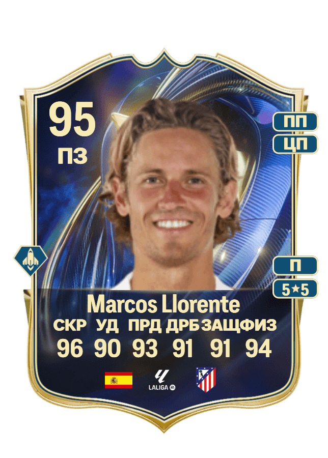Marcos Llorente card