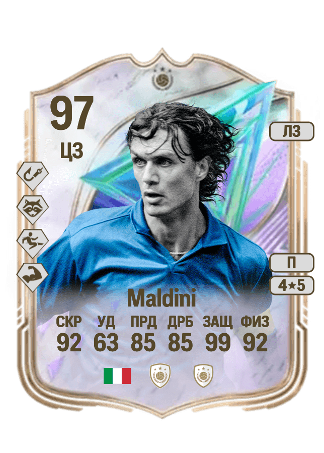 Paolo Maldini card