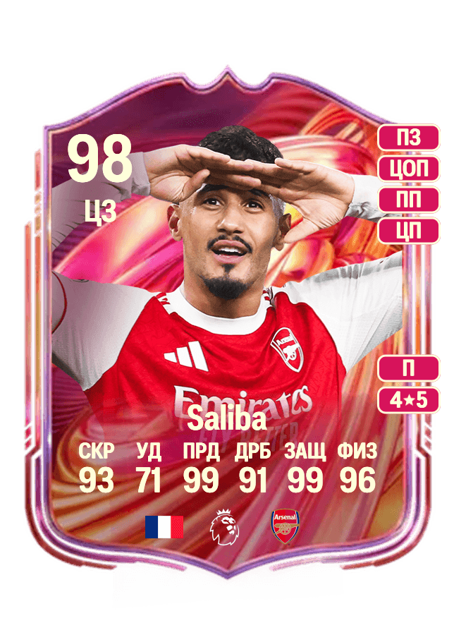 William Saliba card
