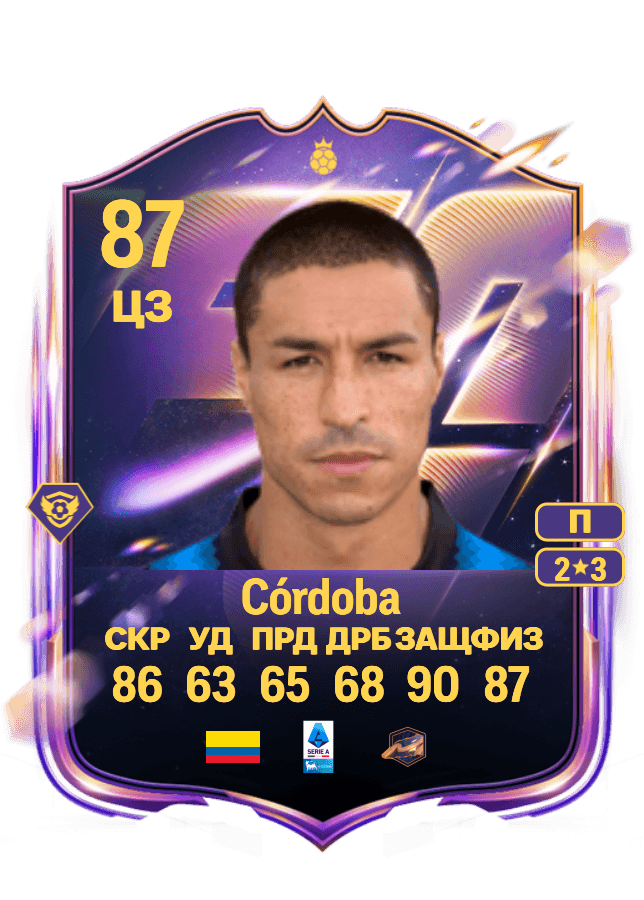 Iván Córdoba card