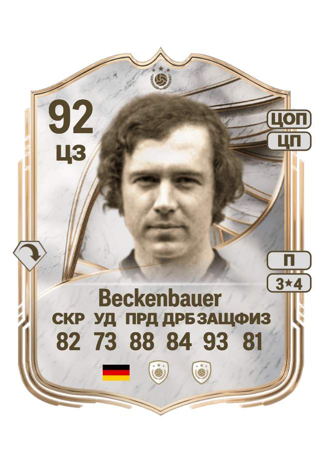 Franz Beckenbauer card
