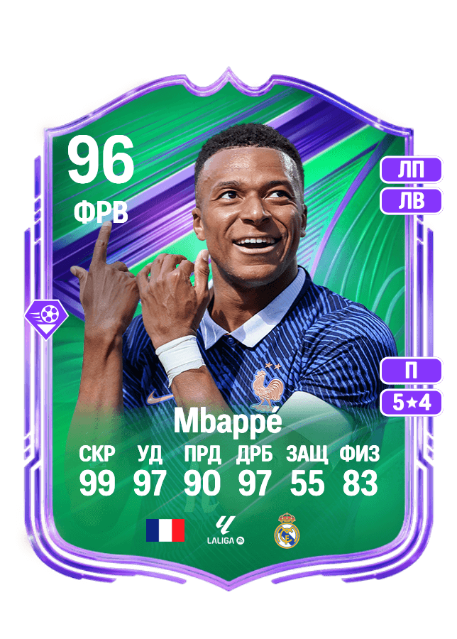 Kylian Mbappé card