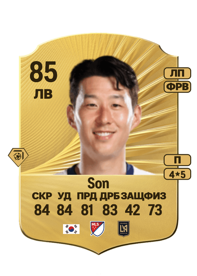 Heung Min Son card