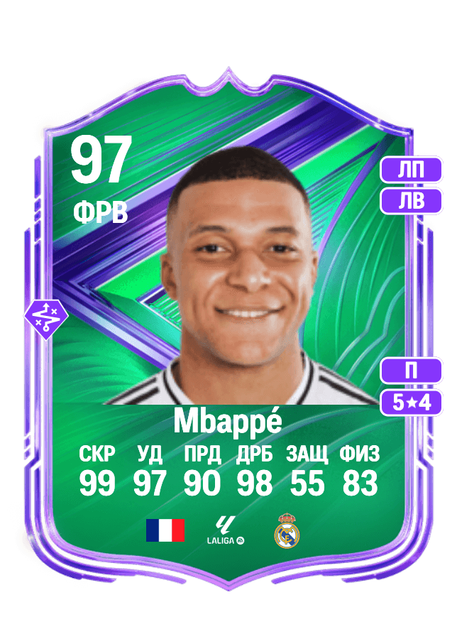 Kylian Mbappé card
