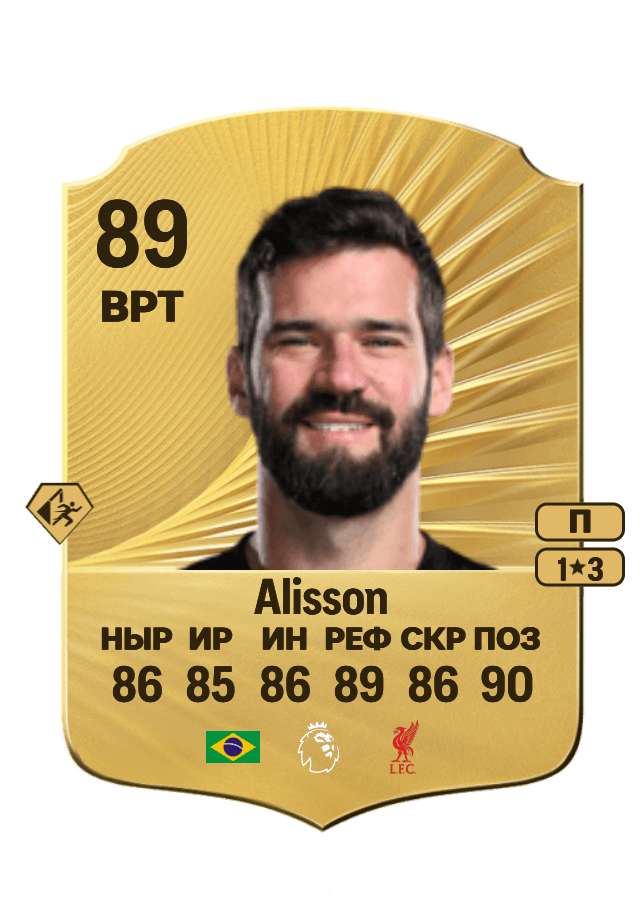 Alisson card