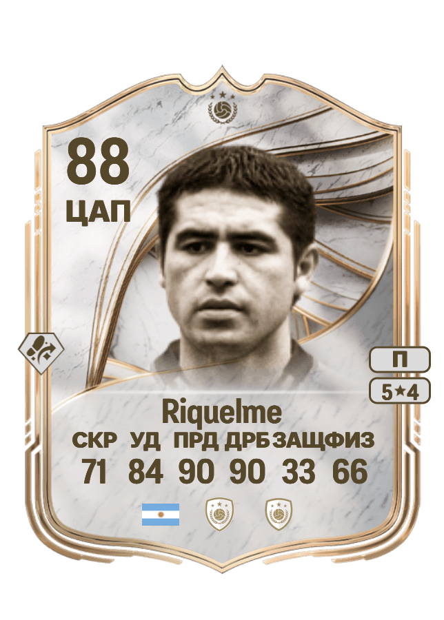 Juan Román Riquelme card
