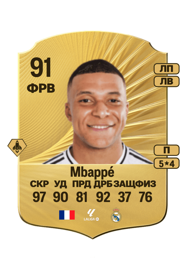 Kylian Mbappé card