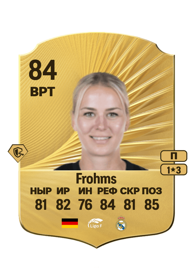 Merle Frohms card