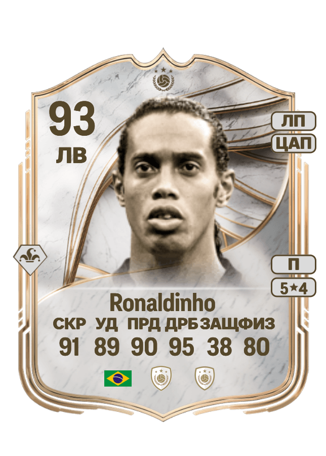 Ronaldinho card