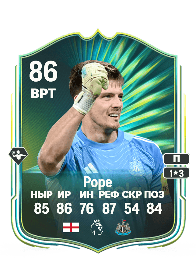 Nick Pope card
