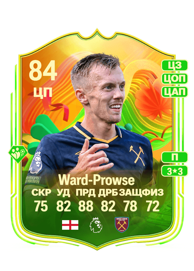 James Ward-Prowse card