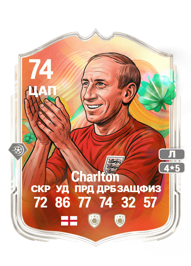Bobby Charlton card