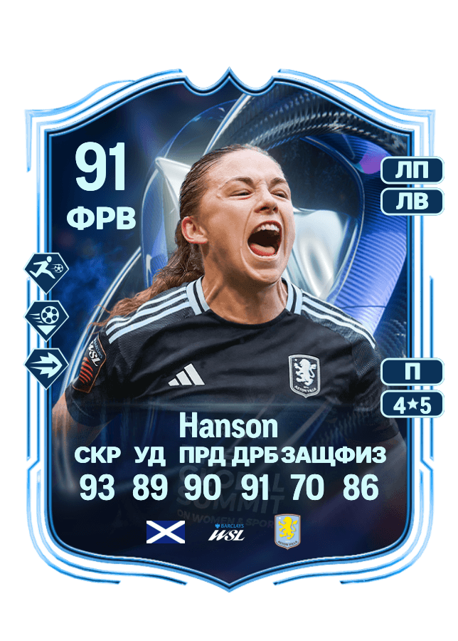 Kirsty Hanson card