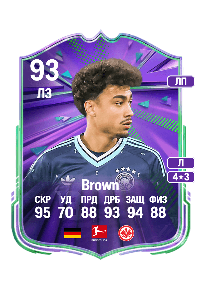 Nathaniel Brown card