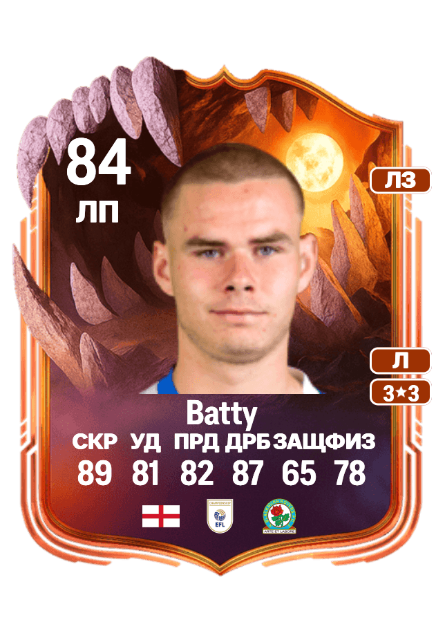 Jake Batty card