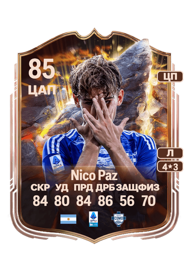 Nico Paz card