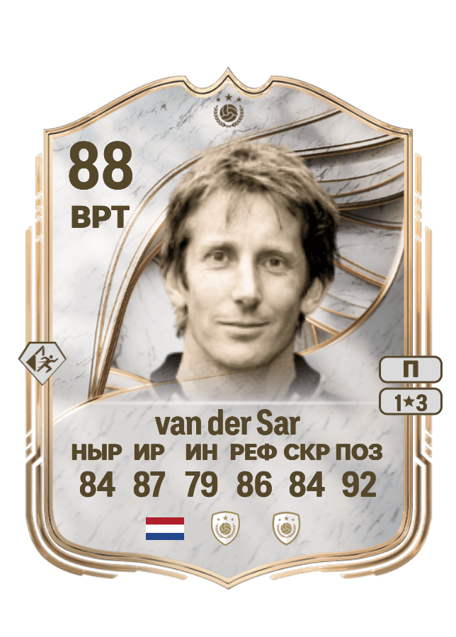 Edwin van der Sar card