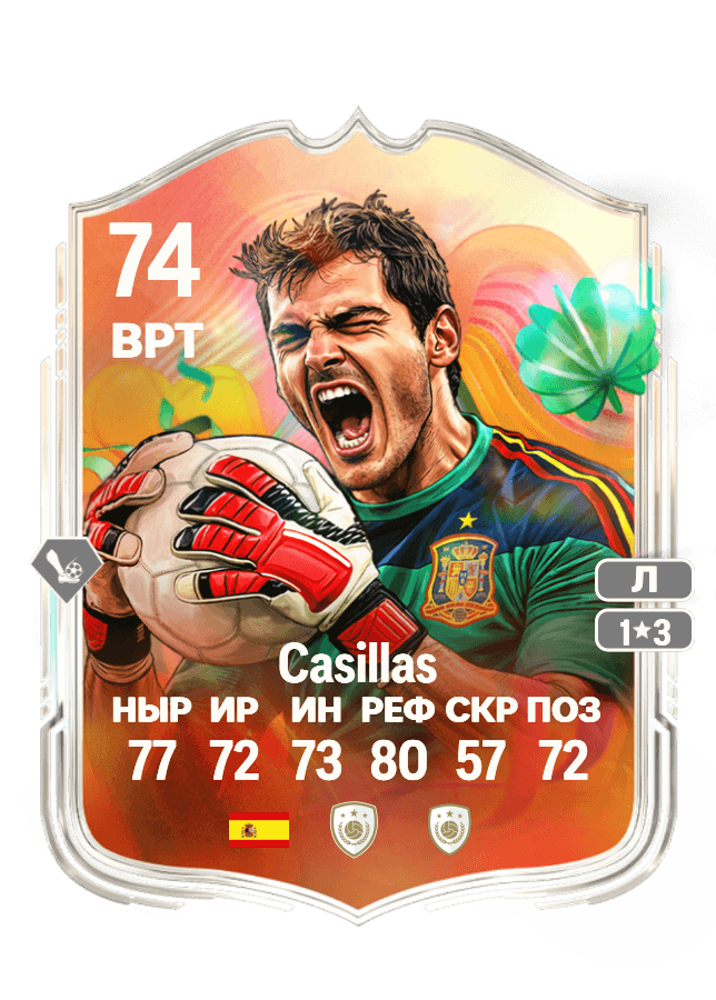 Casillas card
