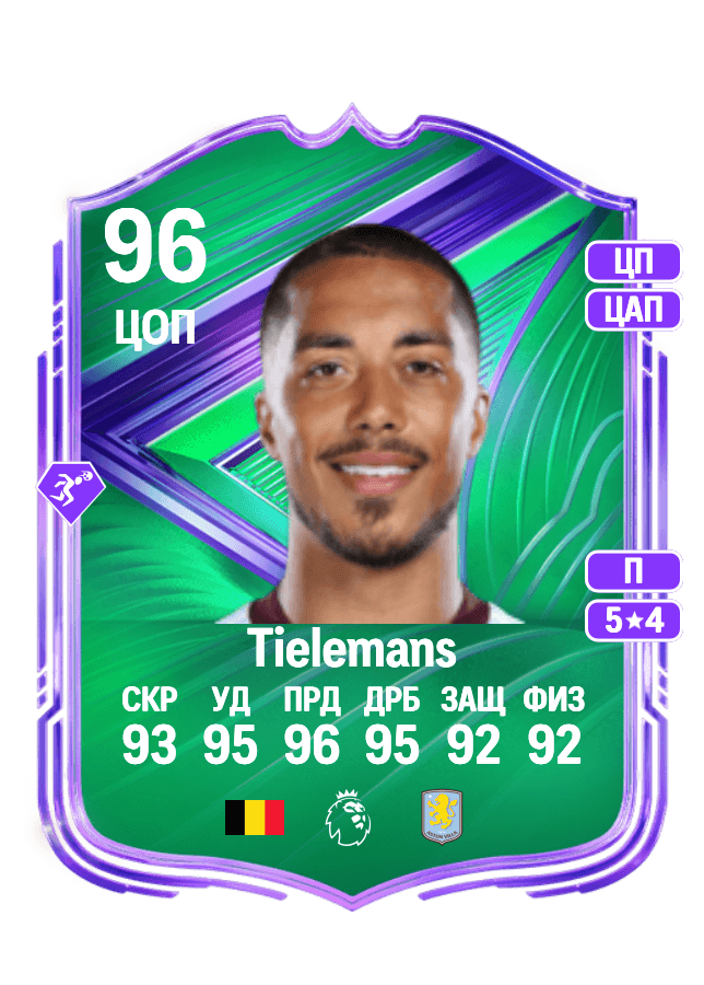 Youri Tielemans card