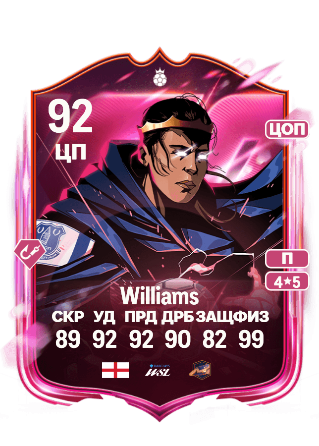 Fara Williams card