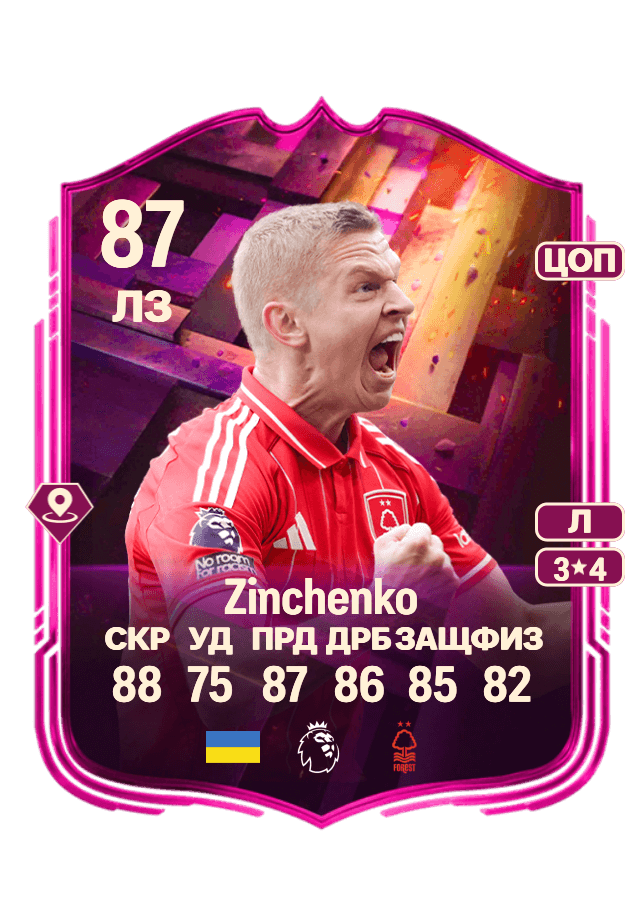 Oleksandr Zinchenko card