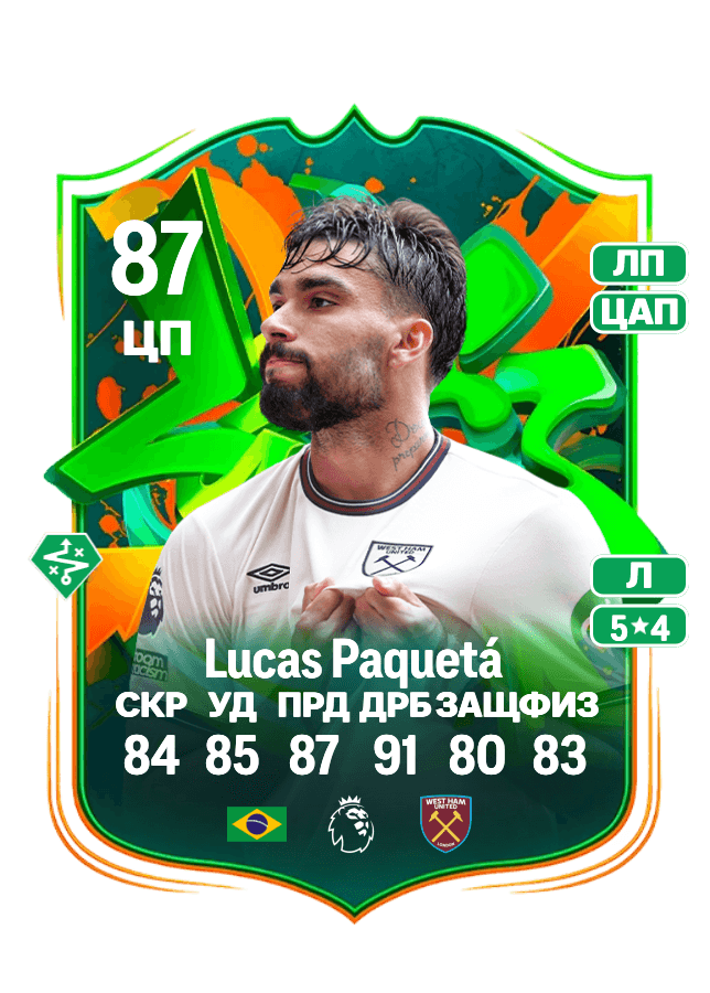 Lucas Paquetá card