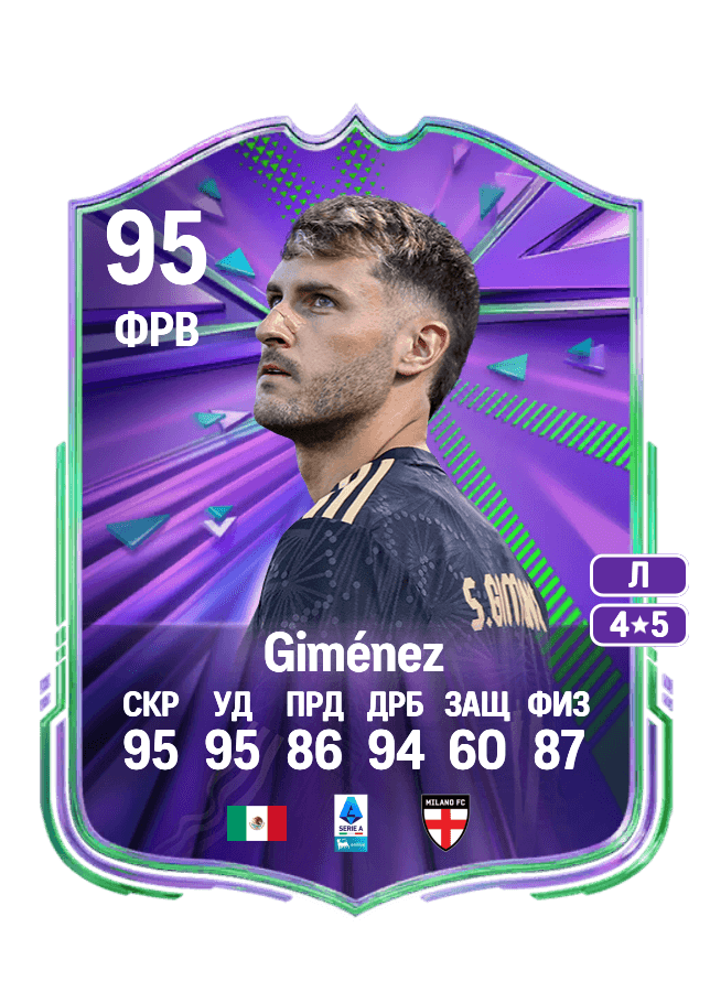 Santiago Giménez card