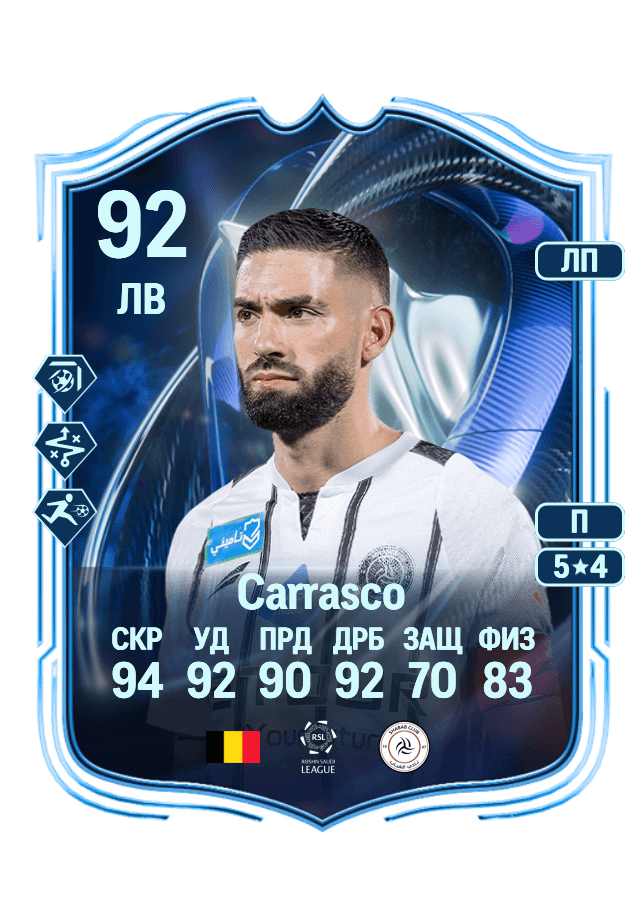 Yannick Carrasco card