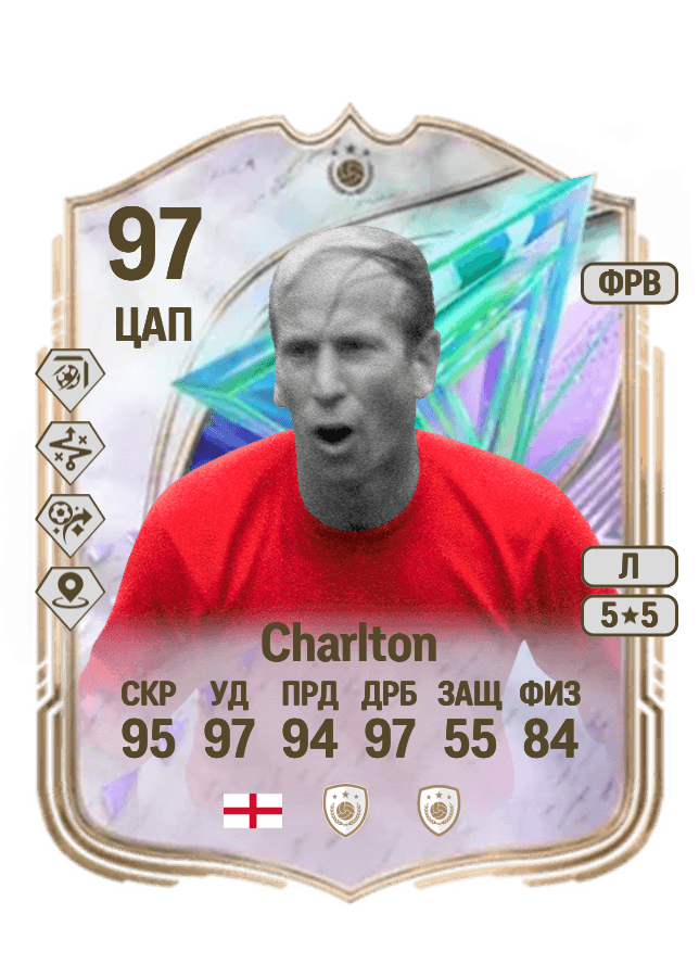 Bobby Charlton card