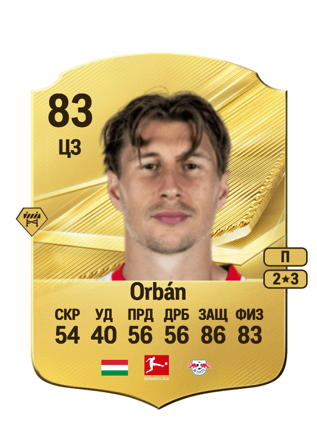 Willi Orbán card