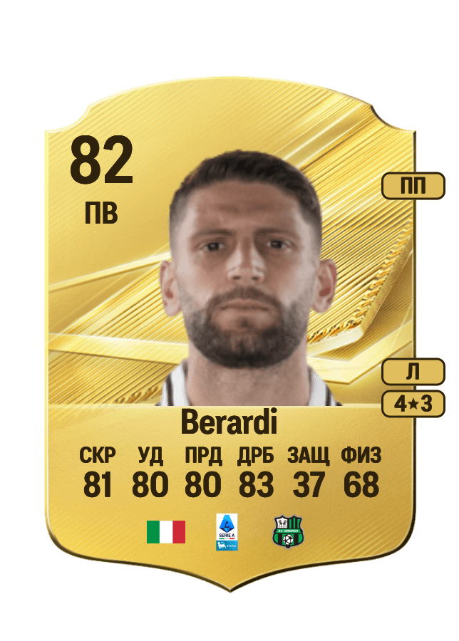 Domenico Berardi card
