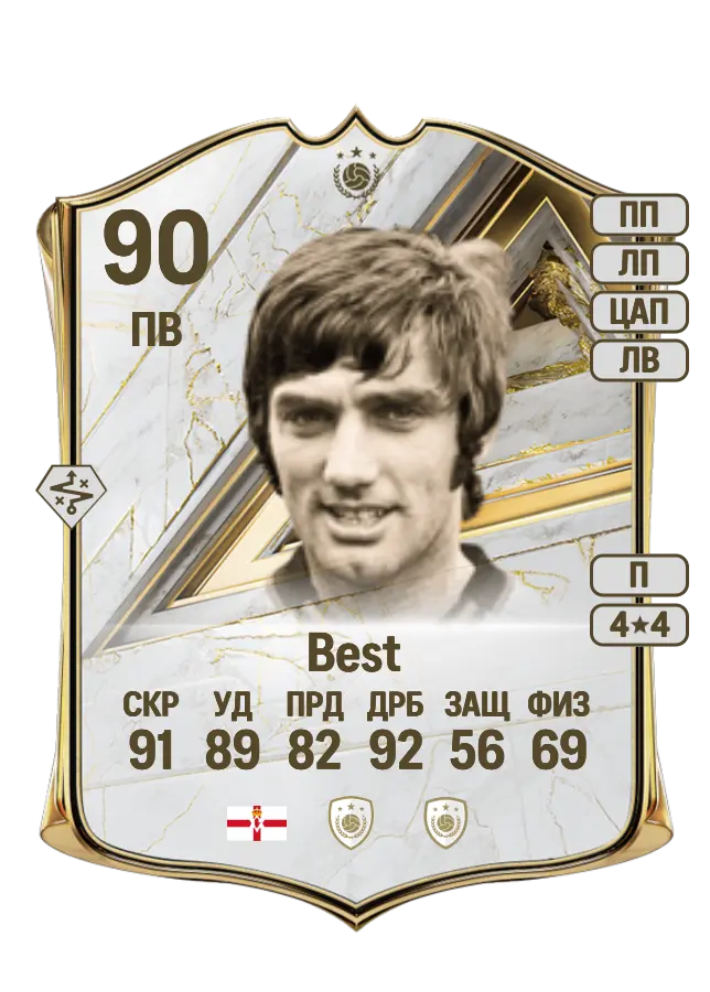 George Best card