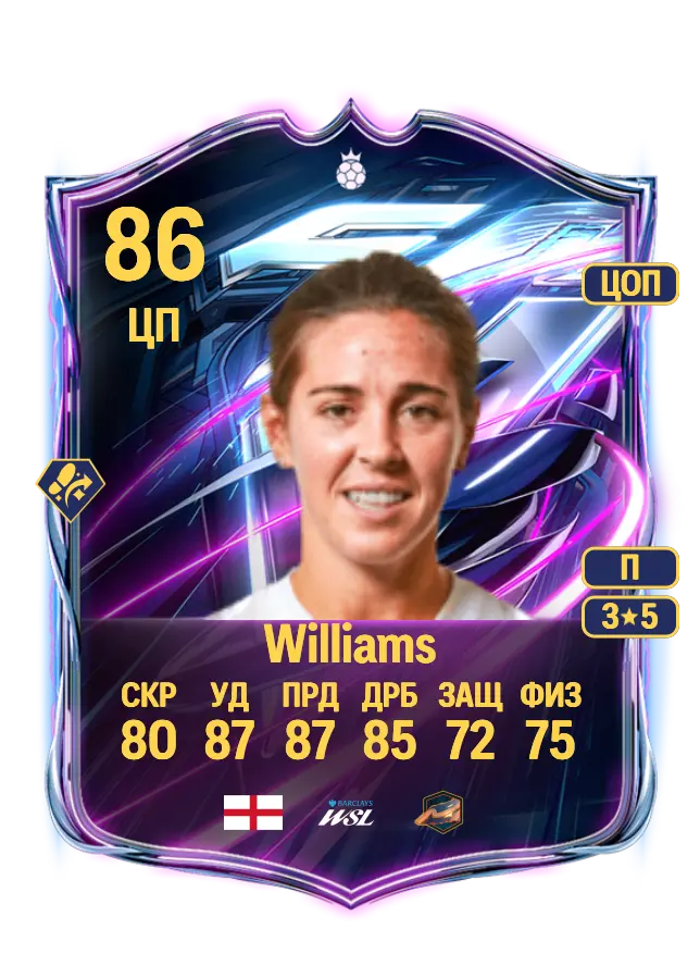 Fara Williams card