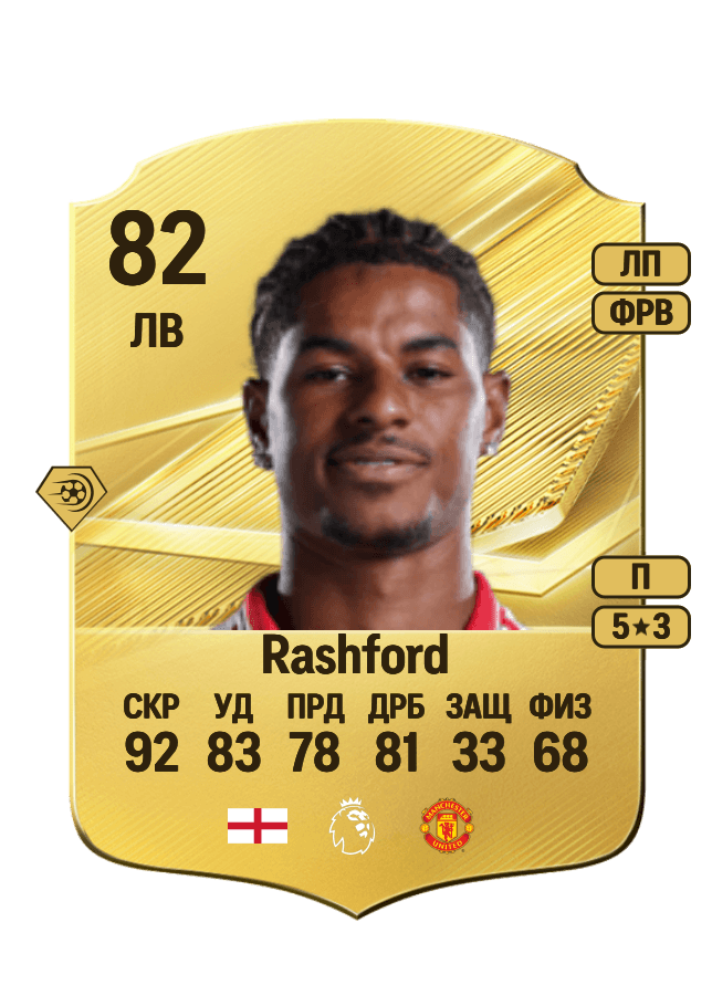 Marcus Rashford card