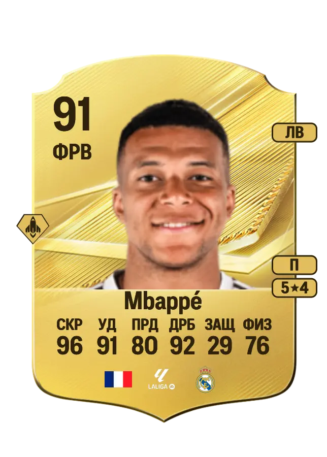 Kylian Mbappé card