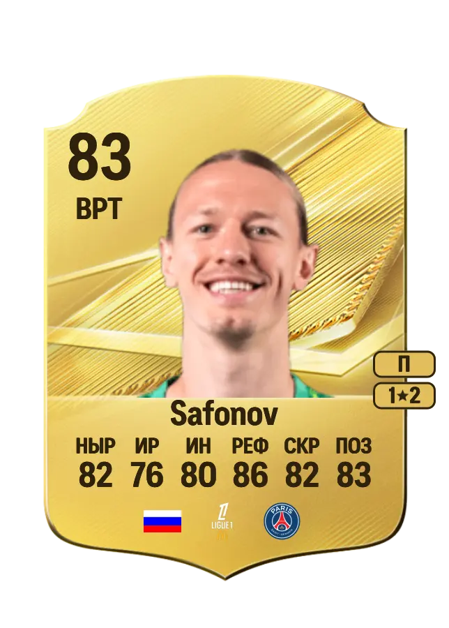 Matvey Safonov card