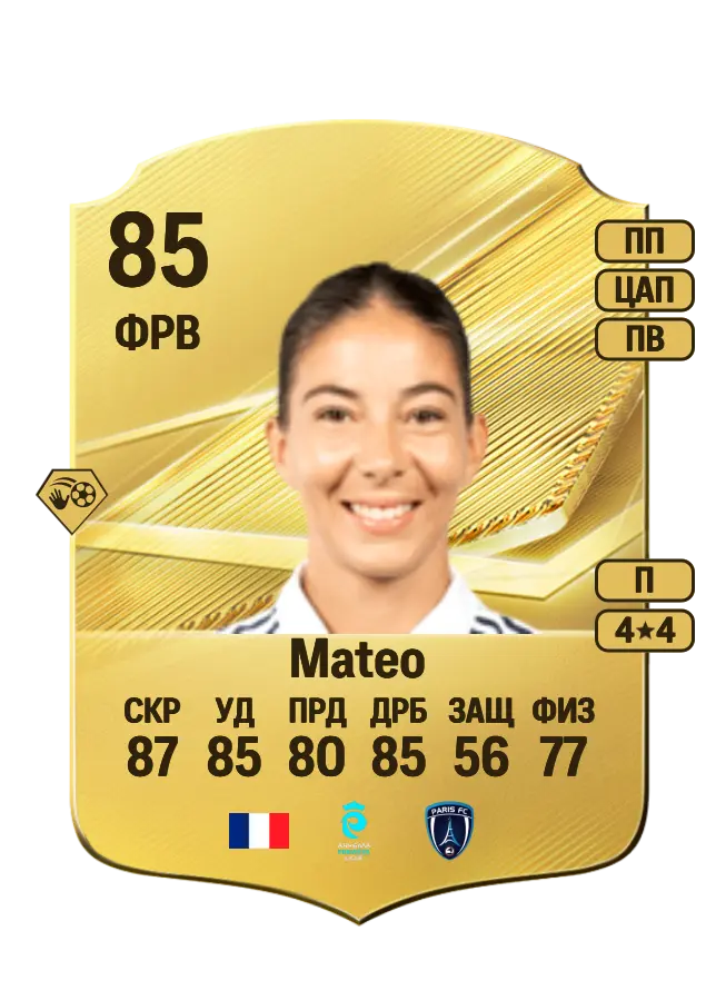 Clara Mateo card