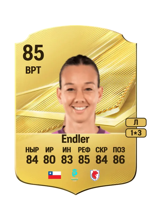 Christiane Endler card