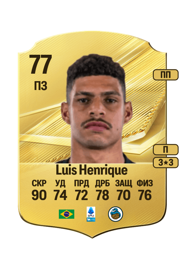 Luis Henrique card