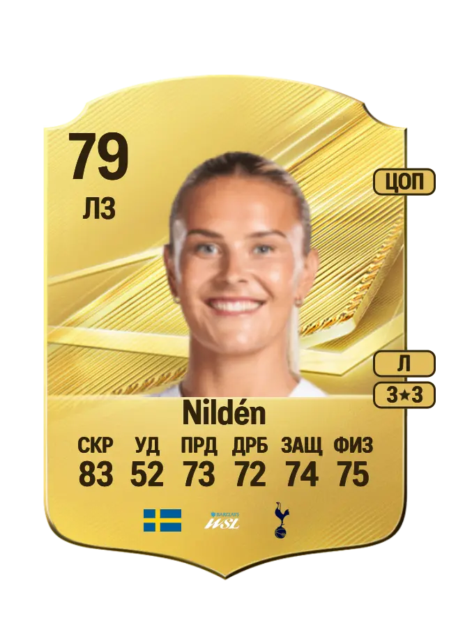 Amanda Nildén card