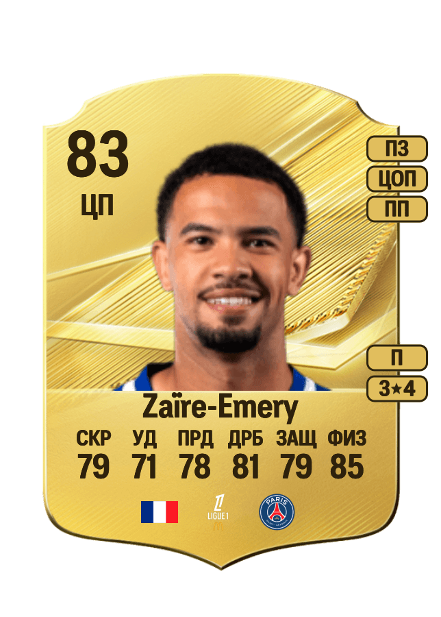 Warren Zaïre-Emery card