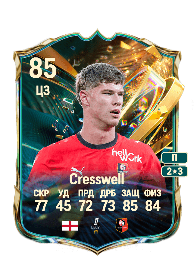 Charlie Cresswell card