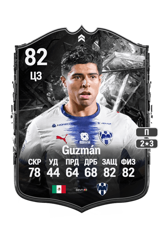 Víctor Guzmán card