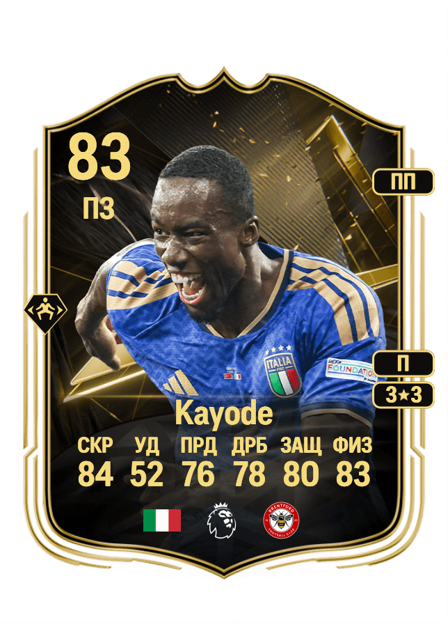 Michael Kayode card