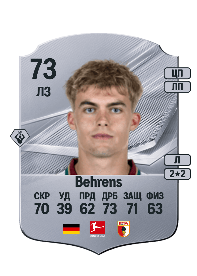 Hennes Behrens card