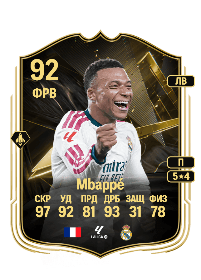 Kylian Mbappé card