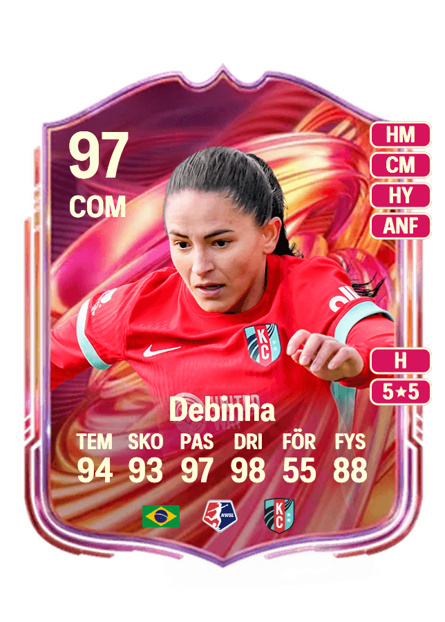 Debinha card