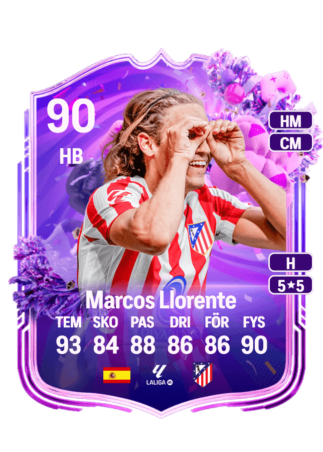 Marcos Llorente card