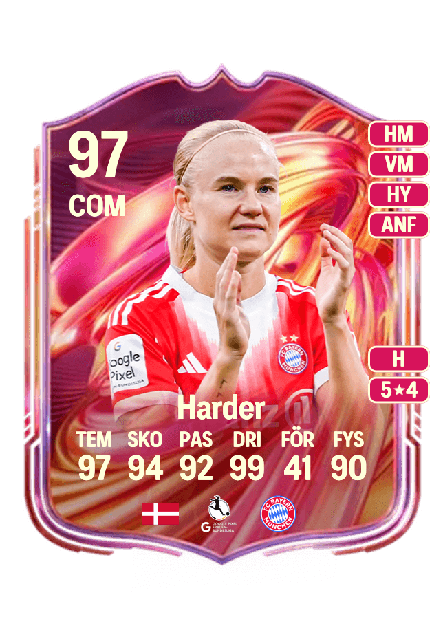 Pernille Harder card