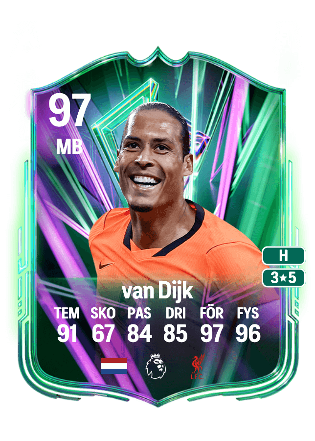 Virgil van Dijk card